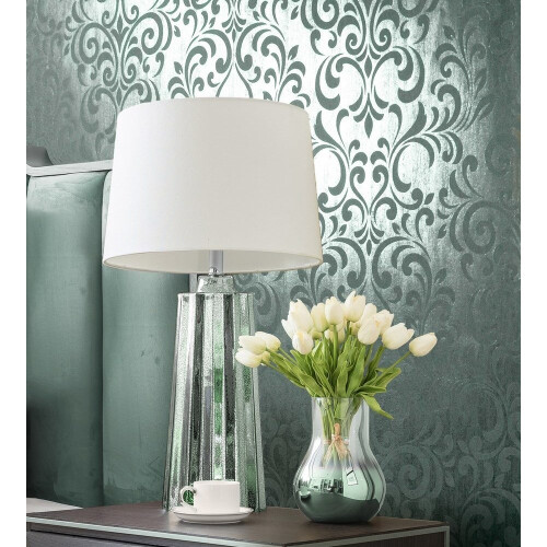 Muriva Mara Damask Duck Egg Wallpaper 701533 on OnBuy