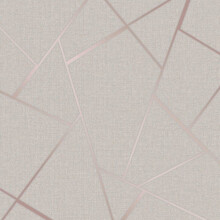 Fine Decor Quartz Fractal Rose Gold Wallpaper FD42282