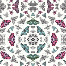 Arthouse Fantasia Glitter Bug Multi Wallpaper 692308