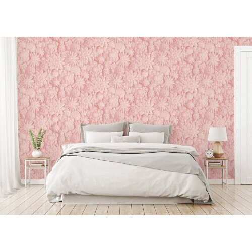 Fine Decor Fine Decor Dimensions Floral Pink Wallpaper FD42555 2