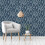 Fine Decor Fine Decor Shard Geo Blue Silver Wallpaper FD42608 4