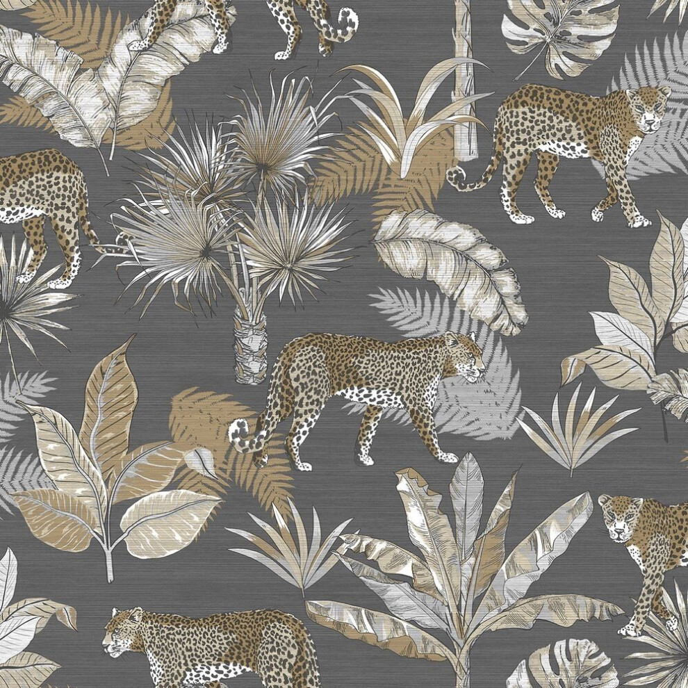 Grandeco Life Jungle Fever Leopard Wallpaper JF2103