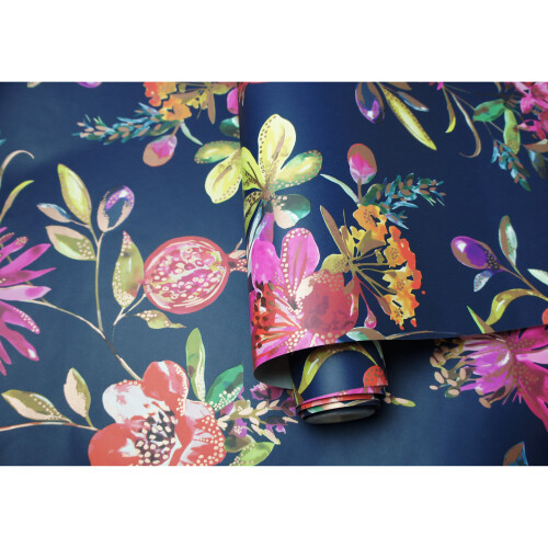 Holden Decor Melgrano Navy Wallpaper 90521 1