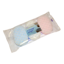 Caress 3 Pack Oval Massage Sponges