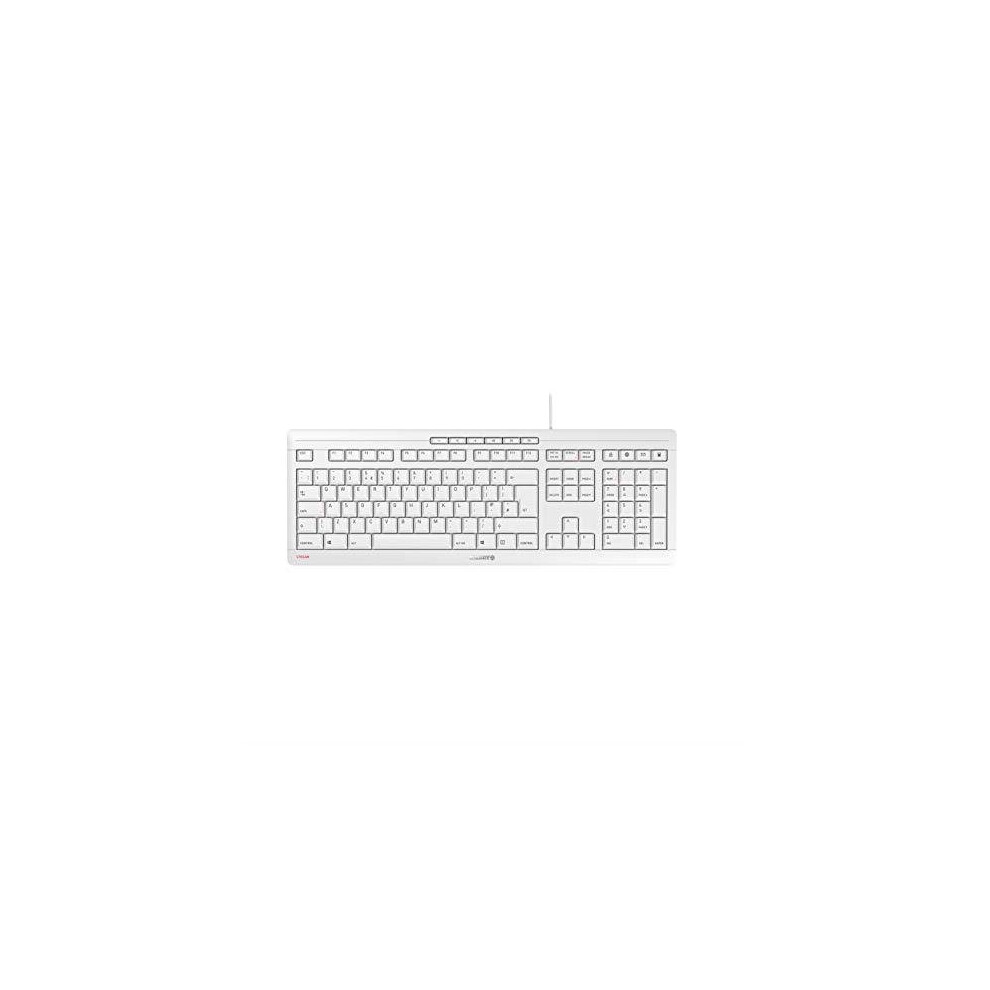CHERRY JK-8500 keyboard USB QWERTY English White-image-OPC-P6YYP7D-NEW