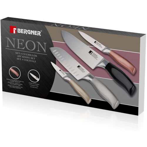 Bergner Neon 4 piece knife Set 1