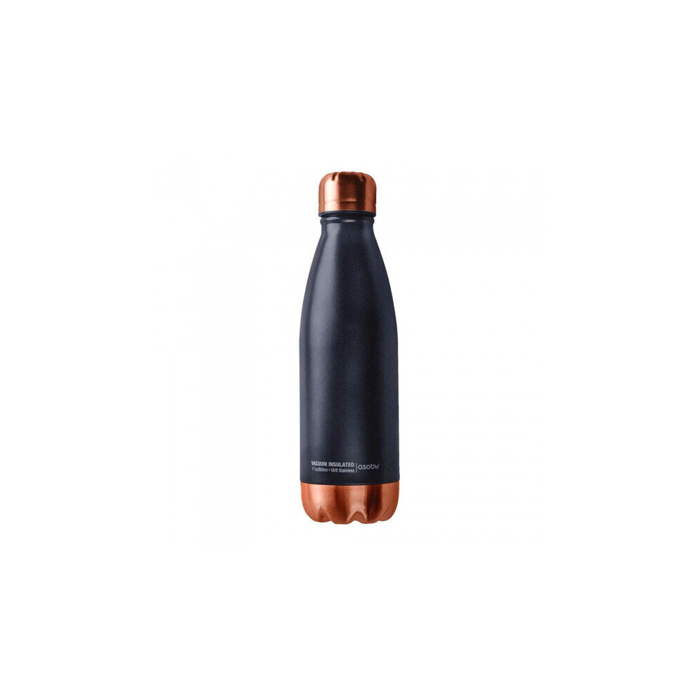 Asobu Thermo Bottle "Central Park /Copper", 500 Ml Black
