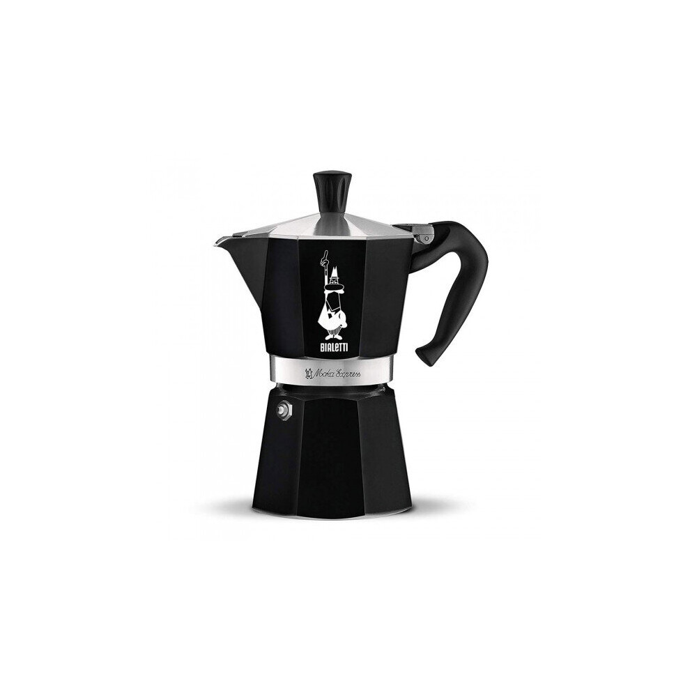 Bialetti Coffee Maker "Moka Express 6-Cup " Black