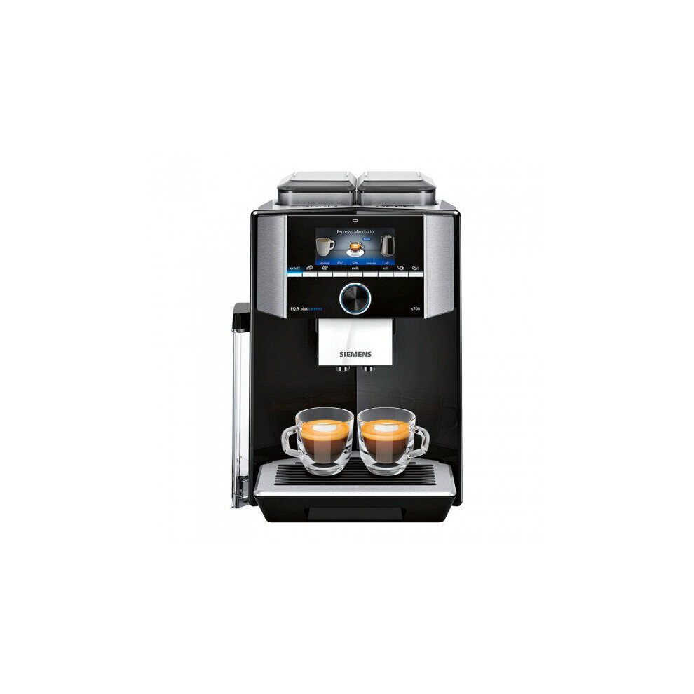 Siemens TI9573X9RW EQ9 Bean to Cup Coffee Machine 1500 Watt 19 bar Black /