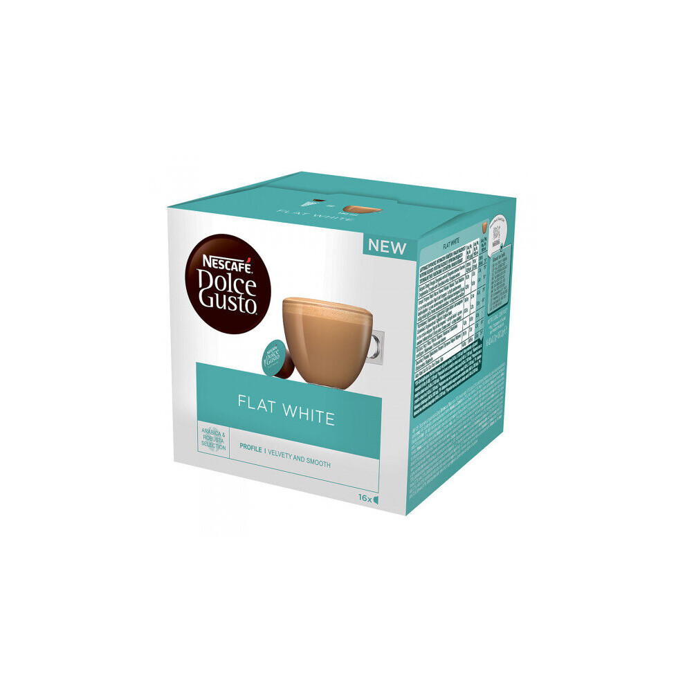 Coffee capsules NESCAFÃ Dolce Gusto "Flat White", 16 pcs.