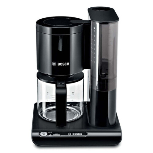 Bosch Styline TKA8013 Filtered Coffee Maker – 15-Cup Capacity, Dual Heating, Auto Shut-Off, Keeps Coffee Hot, EU/UK Adapters Included