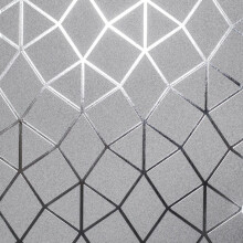 Fine Decor Platinum Geo Trellis Silver Wallpaper FD42489