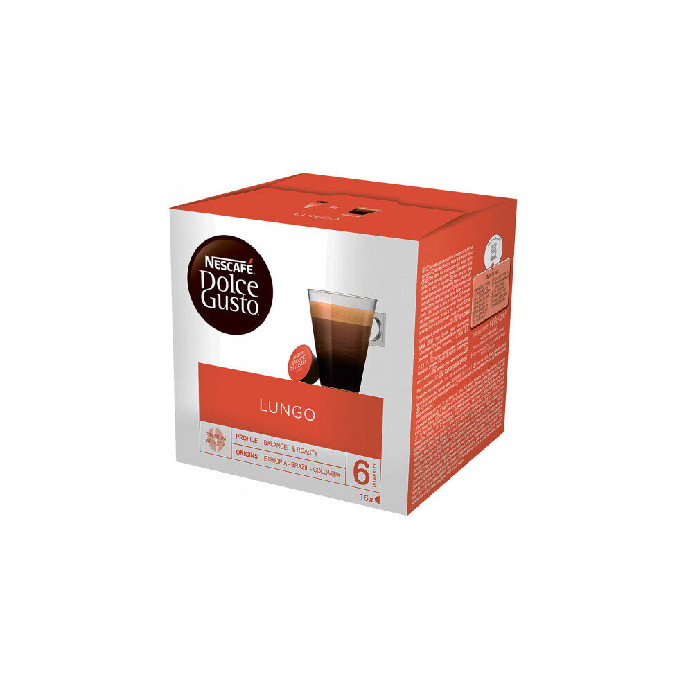 Coffee capsules NESCAFÃ Dolce Gusto "Lungo", 16 pcs.