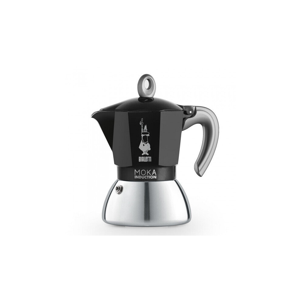 Bialetti Coffee Maker Ânew Moka Induction 4-Cup Blackâ
