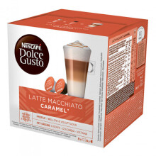 Coffee capsules NESCAFÃ Dolce Gusto "Caramel Latte Macchiato", 8+8 pcs.