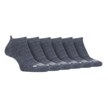 (06-Nov, Kohlengrau) Jeep - JEEP - 6 Paar Herren Kurze Laufsocken Gelpolstert | Sneaker Sport Socken Knöchel
