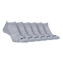 (06-Nov, Grau / Hellgrau) Jeep - JEEP - 6 Paar Herren Kurze Laufsocken Gelpolstert | Sneaker Sport Socken Knöchel