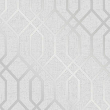 Fine Decor Quartz Trellis Silver Wallpaper FD42304