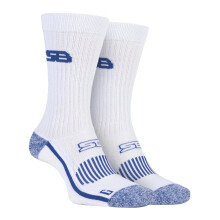 (6-8.5, Weiß) Storm Bloc - Storm Bloc - 1 Paar Herren Gepolsterte Sportsocken Verstärkte Ferse für Running