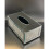 ITALIAN MIRROR TISSUE BOX HOLDER COVER CRYSTAL CRUSHED DIAMOND 1