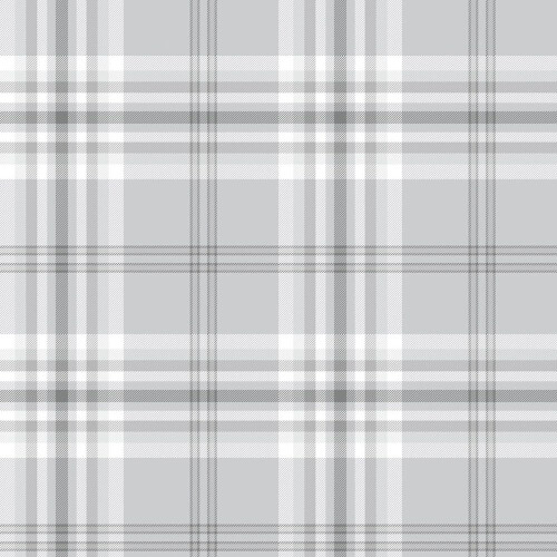 Catherine Lansfield Catherine Lansfield Kelso Grey Checked Wallpaper Contemporary Chequered Design