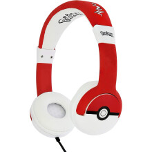 OTL Pokémon Pokéball Children's Wired Headphones for Ages 3-7 Years