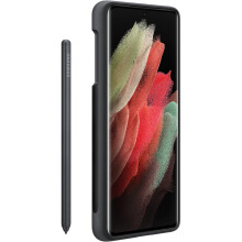 Funda de Silicona Samsung Galaxy S21 Ultra 5G con S Pen Negra
