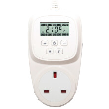 ( Digital Programmable) Digital Plug In Thermostat Electric Heating Wireless Greenhouse Hydroponic Green