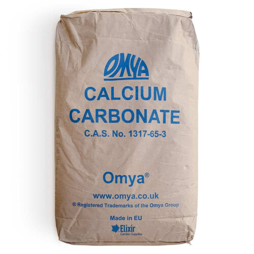 Elixir Garden Supplies (25kg) Elixir Gardens Calcium Carbonate Powder