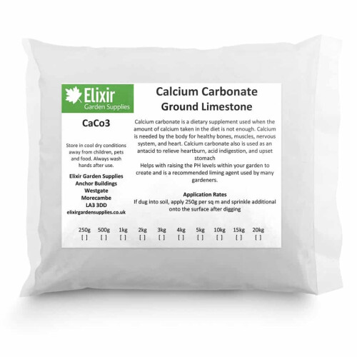 Elixir Garden Supplies (10kg) Elixir Gardens Calcium Carbonate Powder