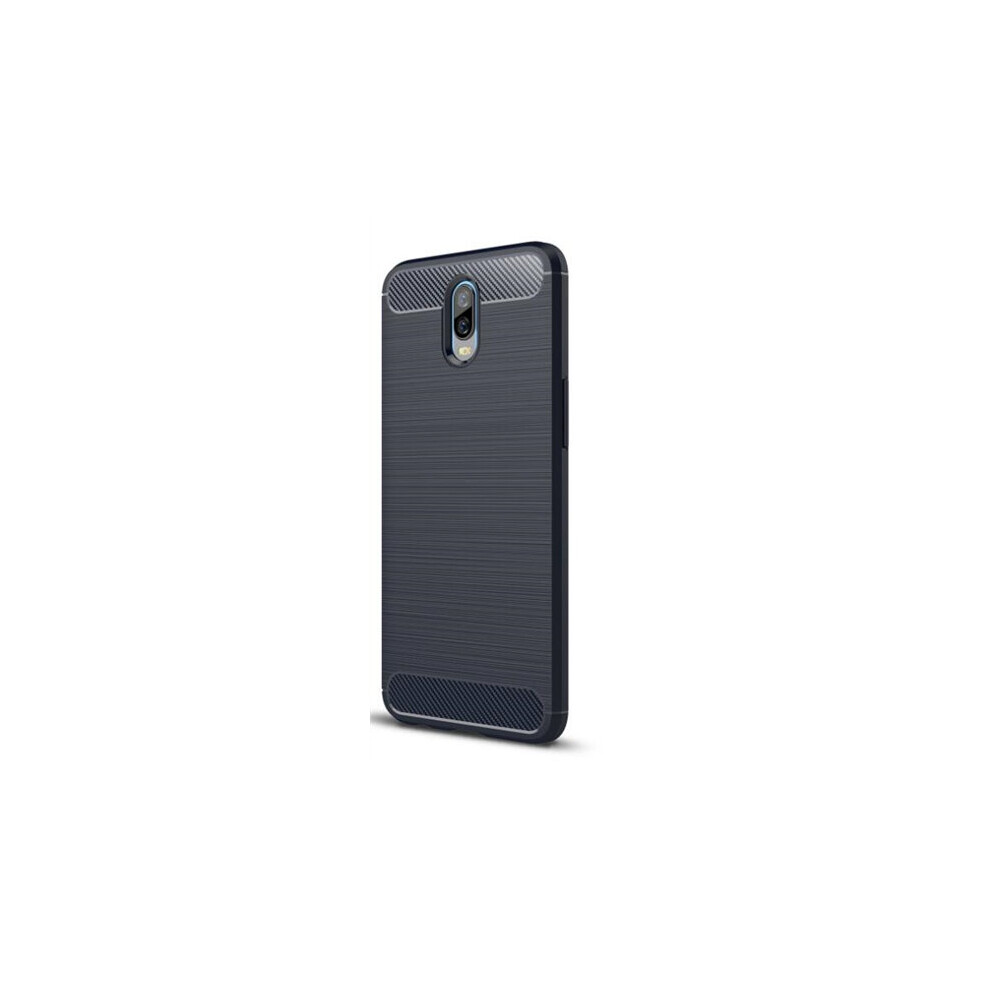 2Pcs Brushed Texture Carbon Fiber Shockproof Tpu Case For Oppo R17 700000655797