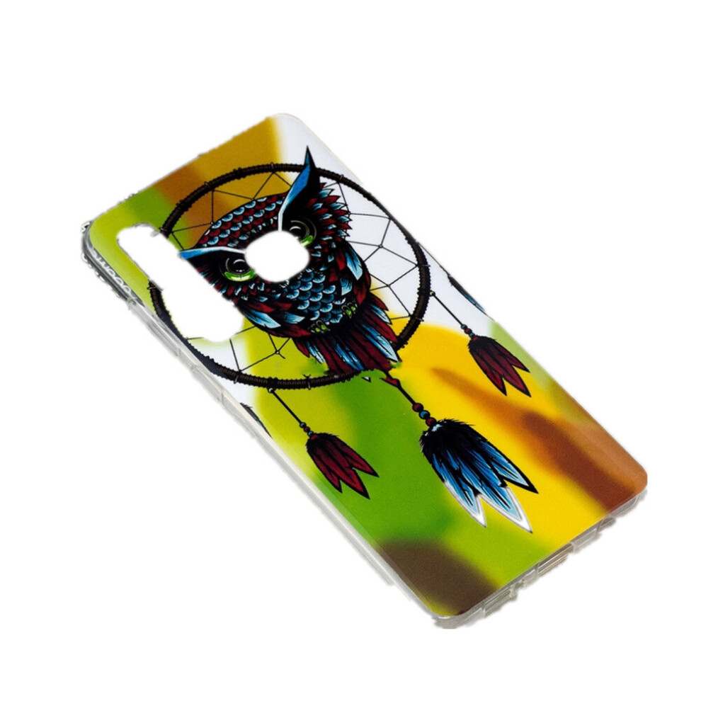 2Pcs Luminous Owl Pattern Shockproof Tpu Protective Case For Galaxy A50 700000660821