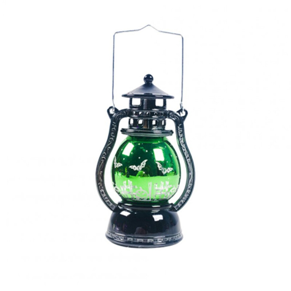 Keshen Light Retro Style Barn Lantern Shape Led For Halloween Decor Prop A Bat