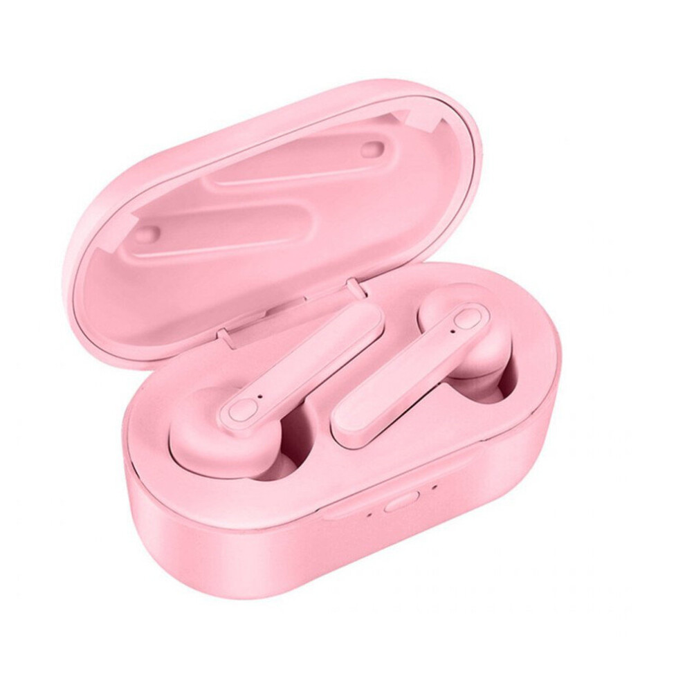 Wireless Bluetooth Earphones Bluetooth 5.0 Stereo Waterproof Mini Tws Headsets With 2000Mah Power Bank Binaural Hd Call Pink 700000590821