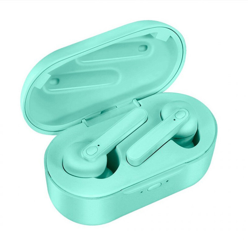 Wireless Bluetooth Earphones Bluetooth 5.0 Stereo Waterproof Mini Tws Headsets With 2000Mah Power Bank Binaural Hd Call Green 700000590852