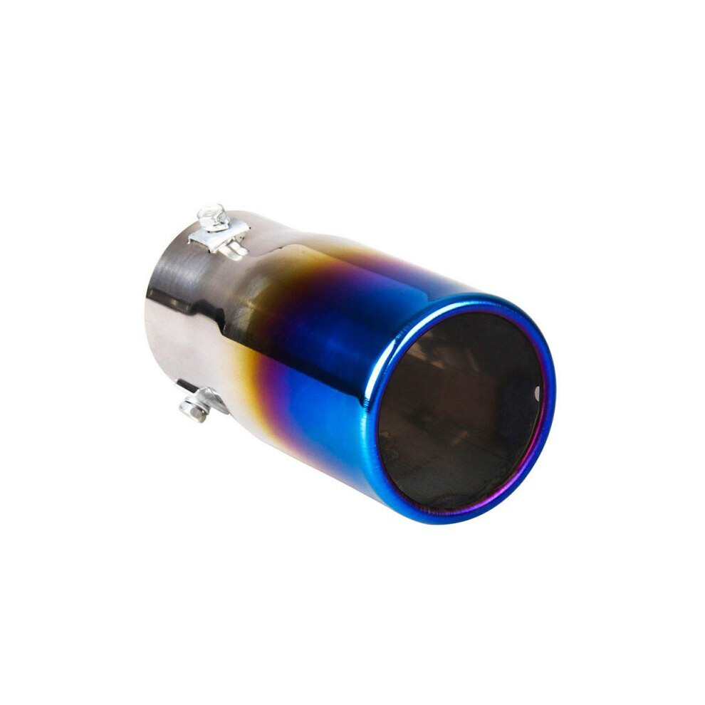 Chrome Car Stainless Steel Chrome Round Exhaust Tail Muffler Tip Pipe 7061857201098