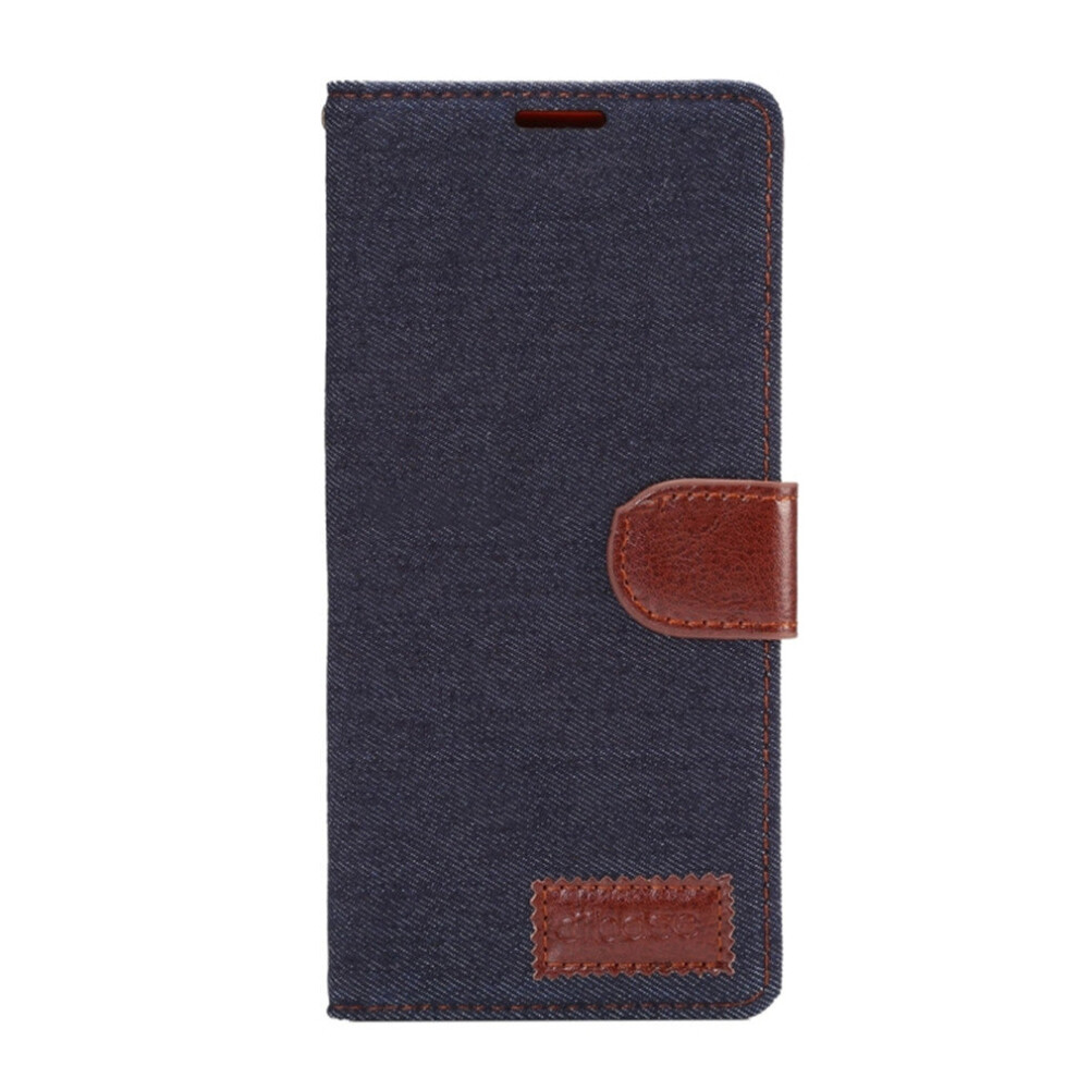 For Galaxy Note 8 Denim Texture Tpu Horizontal Flip Leather Protective Case With Holder & Card Slots(Black) Black 777178622791
