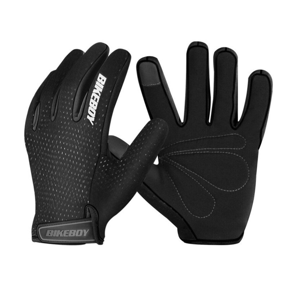 Riding Gloves Full Fingers Warm Windproof Touch Screen Mountain Motorcycle Gloves Men And Women Motocross Riding Equipment Black_xl Multicoloured 700000625899