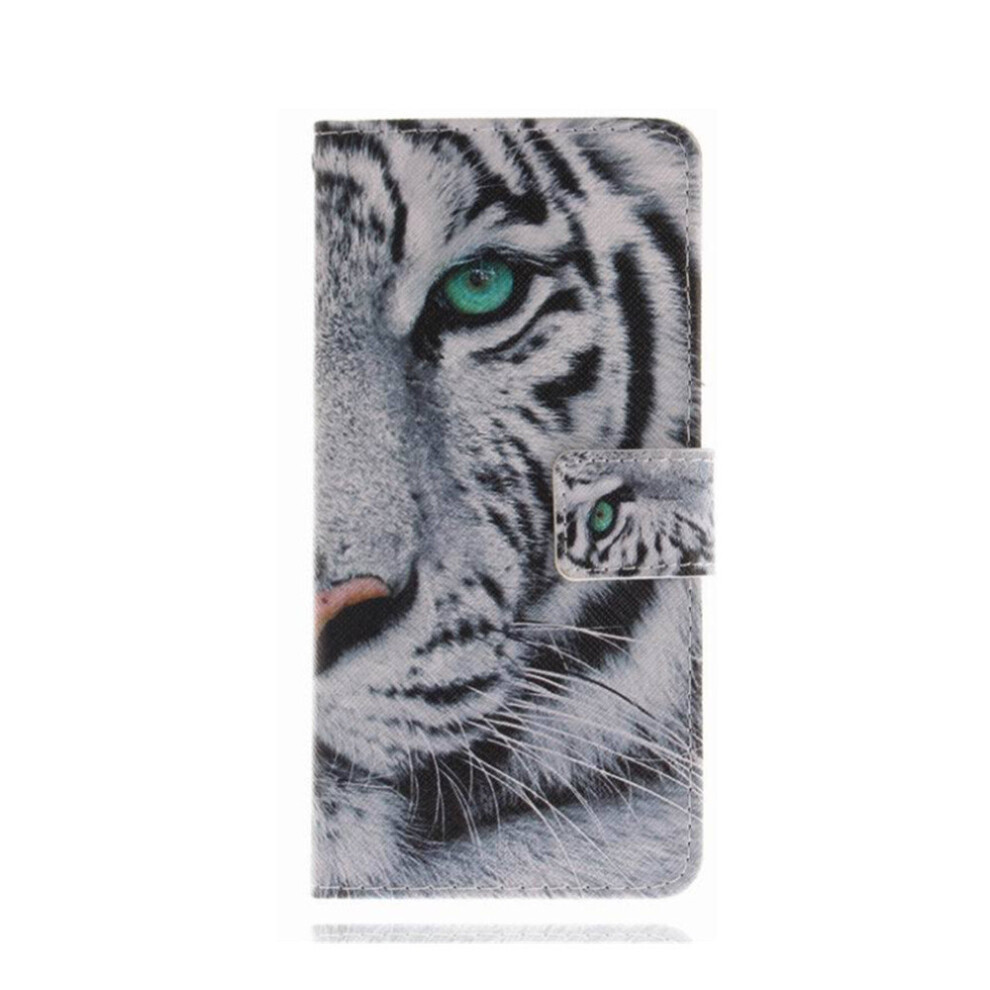 For Galaxy J5 (2017) (Eu Version) Tiger Pattern Horizontal Flip Leather Case With Holder & Card Slots & Wallet 777178622814