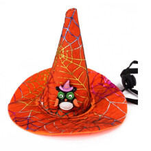 2Pcs Pet Cosplay Hat Headwear for Cat Halloween Party Accessories owl_One size