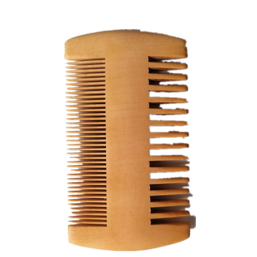 Keshen Unisex Brown,Not,Specified 5Pcs Double Side Wooden Comb For Beard Hair Grooming Tool Walnut Beard Comb