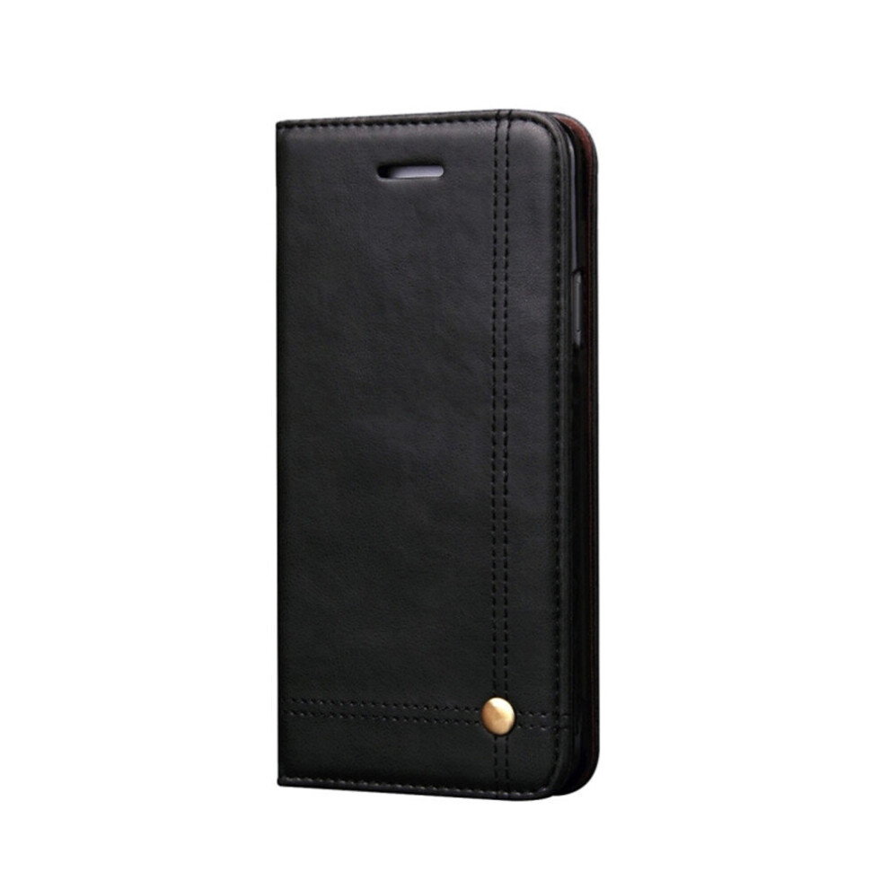 For Galaxy S8 Crazy Horse Texture Horizontal Flip Leather Case With Holder & Card Slots & Wallet(Black) Black 777178622890
