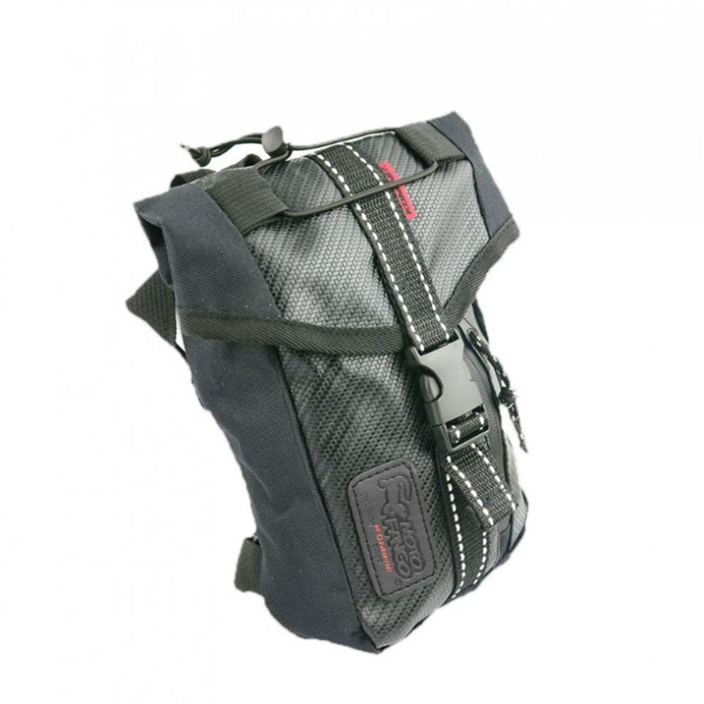 Waterproof Oxford Thigh Drop Waist Leg Bag Male Motorcycle Fanny Pack - Black 7061857201104