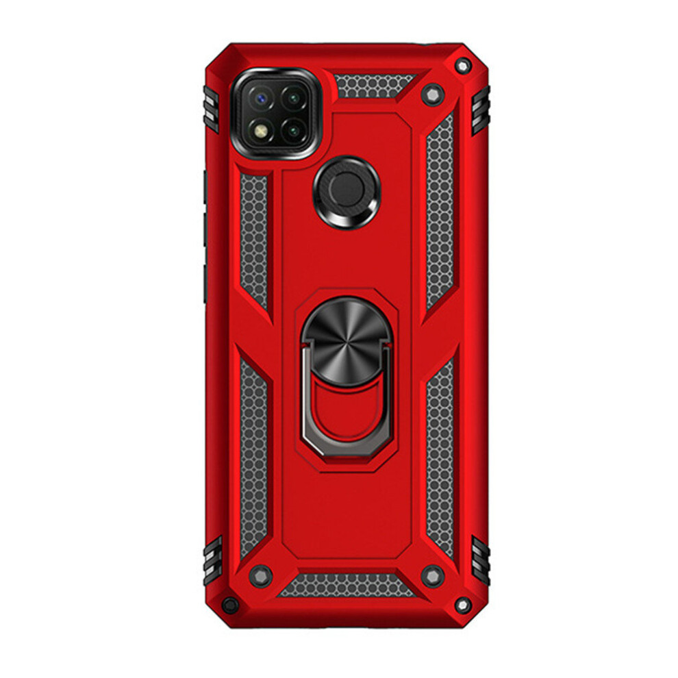 2Pc Armor Ring Stand Funda Cover For Xiaomi Redmi 9C Tpu Bumper Shockproof Shell 7061857278656