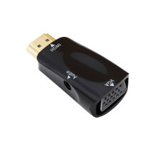Male to Female HDMI to VGA Adapter HD 1080P Audio Cable Converter For PC Laptop TV Box Computer Display Projector