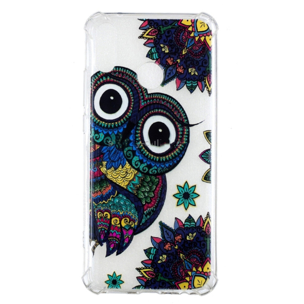 3 Pcs Owl Pandas Pattern Oil Embossed Tpu Case For Huawei Y9prime 2019 700000658477