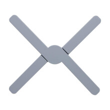 2Pcs Foldable Non-slip Heat Resistant Pad Trivet Pan Placemat Collapsible Cross Pot Holder Mat Coaster Cushion Kitchen Accessories