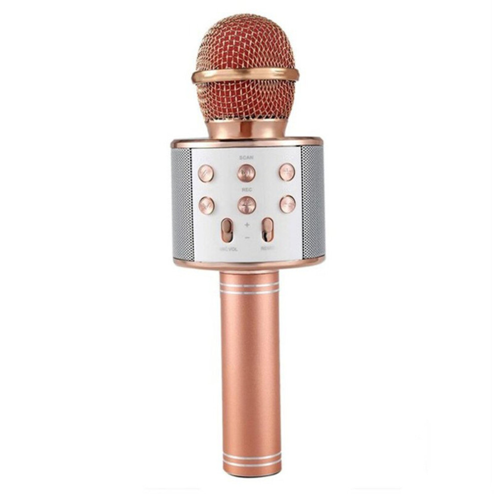 Bluetooth Wireless Microphone Handheld Karaoke Mic USB KTV Player