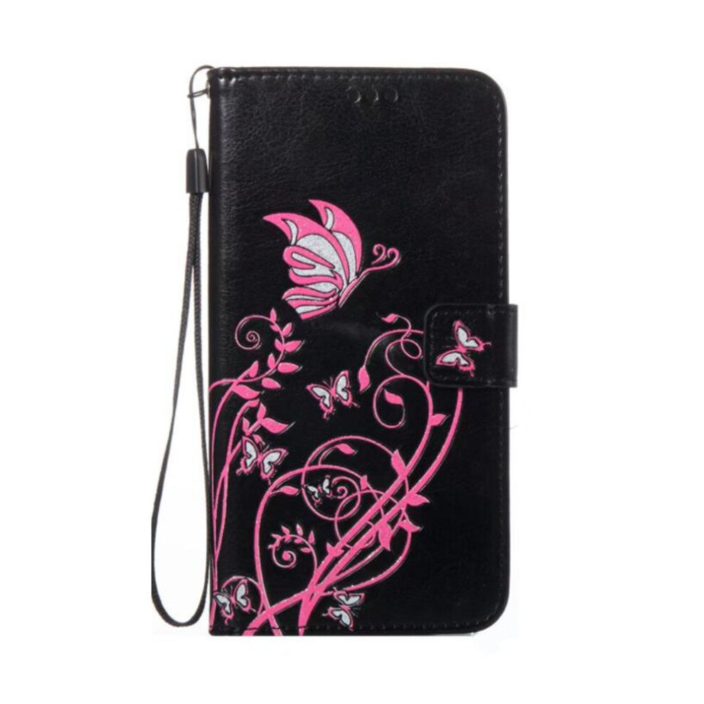 For Galaxy S8 Crazy Horse Texture Horizontal Flip Leather Case With Holder & Card Slots & Wallet & Lanyard (Black) Black 777178623019