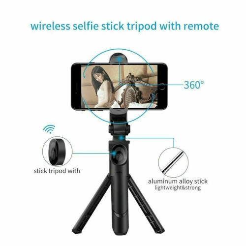 4 in 1 Wireless Bluetooth Selfie Stick Universal for IOS & Android white 2
